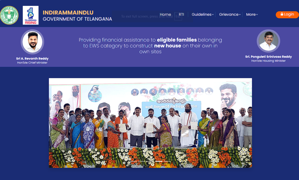 Indiramma 1st Installment
