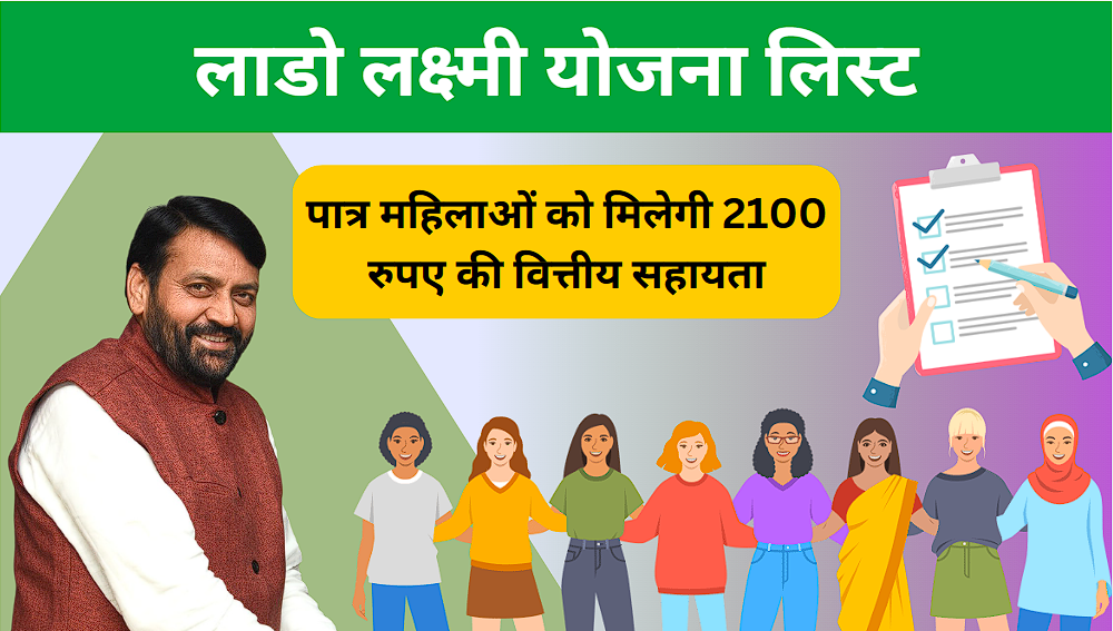 लाडो लक्ष्मी योजना लिस्ट