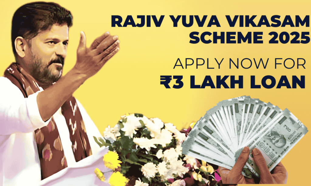 Rajiv Yuva Vikasam Scheme Registration Date Extended