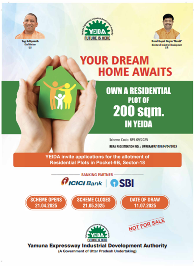 Yeida Plot Scheme 2025