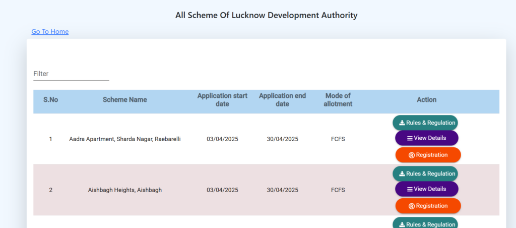 LDA Online Registration