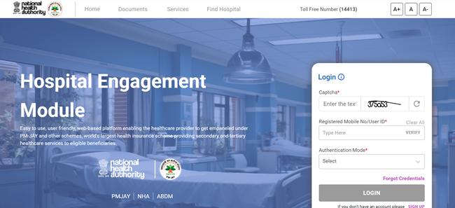 PMJAY website