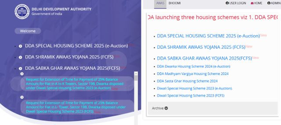 How to Apply for DDA Sabka Ghar Awas Yojana 2025
