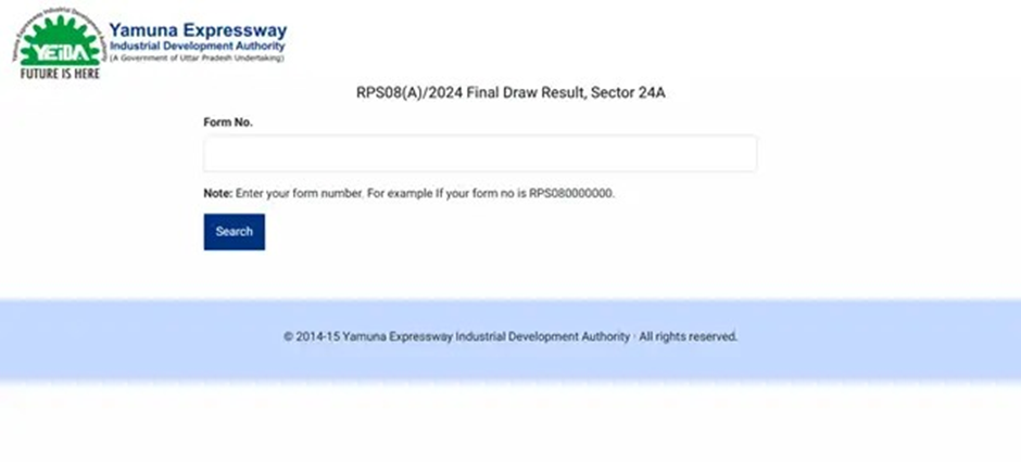 Final YEIDA Draw Result